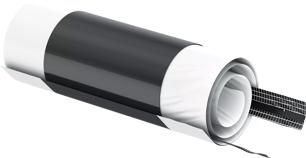 Uponor Ecoflex shrink sleeve with zipper