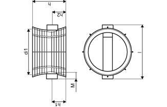 PP 1000/400 MM T1 RENSE- OG INSPEKTIONSBRØND SORT