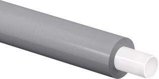 Uponor Combi Pipe w izolacji PN10, grey