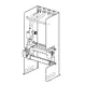 Uponor Comfort Port Skaktunit gulvstillet OF 7x