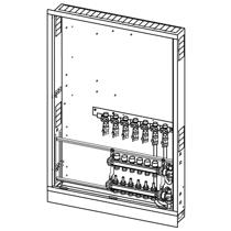 Uponor Combi Port M-Hybrid cabinet+manif IW 1200x810X150mm 6HM+7BV