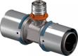 Uponor S-Press Трійник редукц. латунний 40-20-40