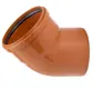 UNDERGROUND DRAINAGE BEND 250 45 DEG PP