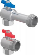 Uponor Vario valvola a sfera a gomito G1-Rp1