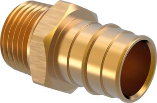 Uponor Q&E Übergangsnippel PL 32-R1"MT