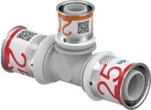 Uponor S-Press PLUS T-rör PPSU 25-20-25