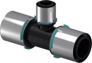 Uponor S-Press Verbund T-Stück reduziert PPSU 63-40-63