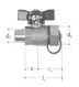 GF JRG boiler ball valve LF DN15