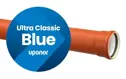 ULTRA CLASSIC BLUE 110 MM PP-RØR SN8 1 M M/MUFFE
