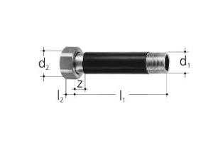 GF JRG union shortable long DN25
