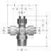 GF JRG Sanipex croce MT 16x3/4"