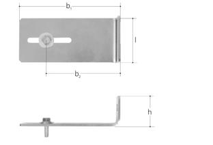 GF JRG LegioStop UP adapter wall mounting