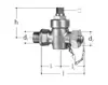 GF JRG fill and drain valve DN15