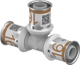 Uponor S-Press PLUS Трійник рівнопрохідний PPSU