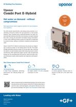 Uponor Combi Port E-Hybrid One-Pager (ISH 2025 Innovations)
