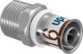 Uponor S-Press PLUS overgangskoppeling BENELUX 16-R15mm CU