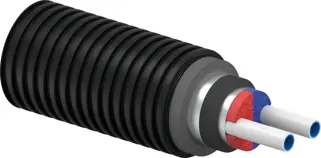 Uponor Ecoflex VIP Thermo præisoleret rør Twin MLCP