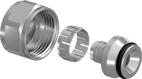 Uponor Flex-X adapter plated PEX 16x1,8/2,0-3/4"FT Euro