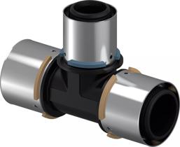 Uponor S-Press composiet T-stuk verlopend PPSU