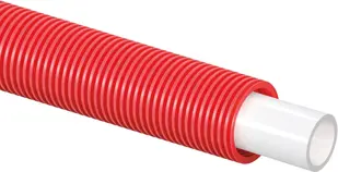 Uponor Combi Pipe opaque in conduit red