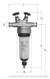 GF JRG corpo plastica bypass filtro DN32