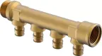 Uponor Q&E Collettore ottone PL 3/4"MT/FT 4x16 c/c35mm