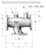 GF JRGUMAT vanne thermostatique 3410 25°C DN80