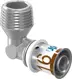 Uponor S-Press PLUS elbow adapter male thread 16-R3/8"MT