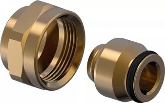 Uponor Vario Adattatore compressione PEX 20x1,9/2,0-G3/4"FT Euro