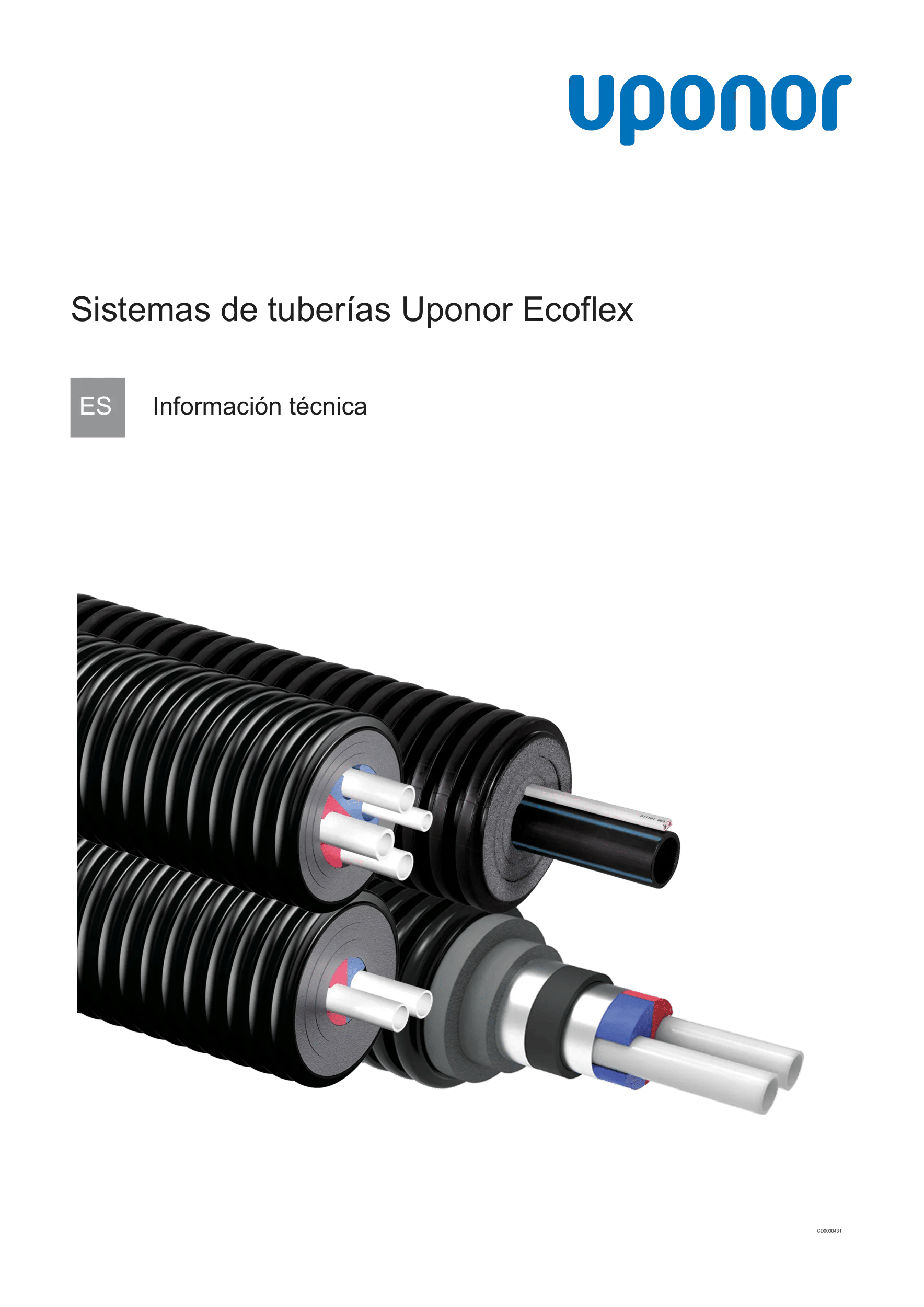 Uponor Ecoflex VIP Thermo Pipe Single 90X8,2/175 | Uponor