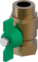 Uponor Combi Port Gen Ball valve DVGW