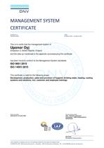 ISO-9001-14001-2015 Management System Certificate