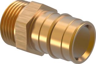 Uponor Q&E pāreja ar vītni ā.v. PL 25-G3/4"MT