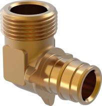 Uponor Q&E coude mâle PL 20-G3/4"MT