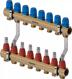 Uponor Vario B osztó-gyűjtő test FM 8x3/4 Euro