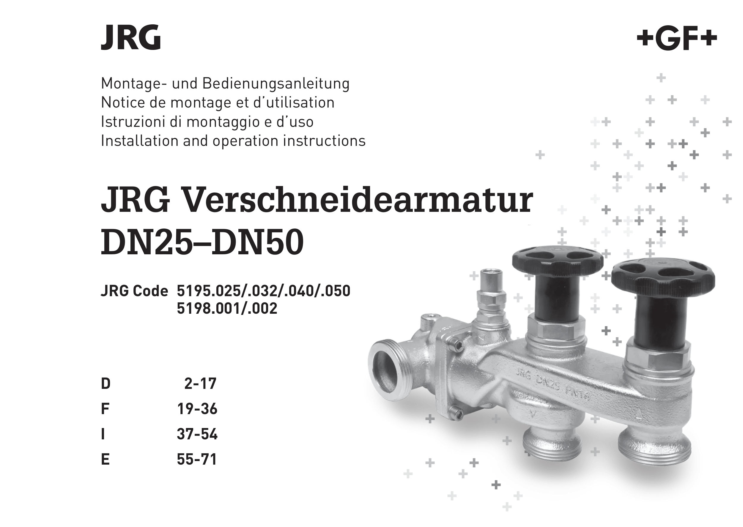 JRG IOM Bypass mixing valve 1161572 v1