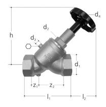 GF JRG LegioStop Ventil in Y-Ausführung mit DN80
