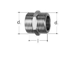 GF JRG Doppelnippel DN15