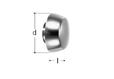 GF JRG LegioStop UP escutcheon chrom.-pl. DN20