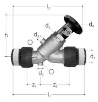 GF JRG Sanipex MT clapet antiretour refermable PN10 max. 90deg d50