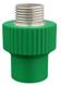 GF AQUASYSTEM manguito rosca macho PP-R green MT 3/4"