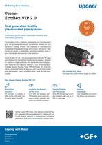 Uponor Ecoflex VIP 2 One-Pager (ISH 2025 Innovations)