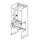 Uponor Comfort Port Skaktunit gulvstillet OF 8x
