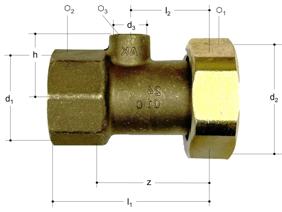 GF JRG union side connection DN25