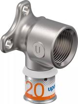 Uponor S-Press PLUS muurplaat M 20-Rp3/4"FT