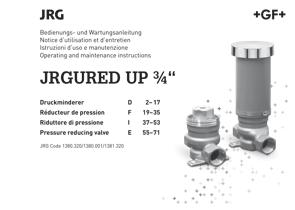 OM JRGURED pressure reducing valve UP 1161532 v1