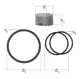 GF JRGURED UP spare part set