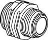 Uponor Wipex swivel union G2-G1 1/4 - Item available on request, minimum lead time 2 weeks