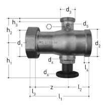 GF JRGUSIT NG distribution valve LegioStop DN50-20