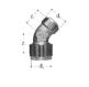 GF JRG Sanipex curva con dado allentato 45° MT d16